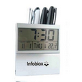 Pen Holder Calendar & Thermometer